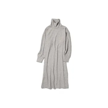 UNIQLO Long-Sleeved Dresses Women's Gray