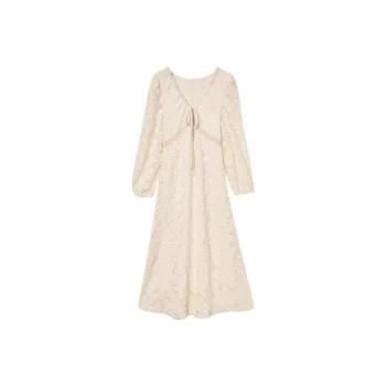WESTLINK Long Sleeved Dress Women's Apricot