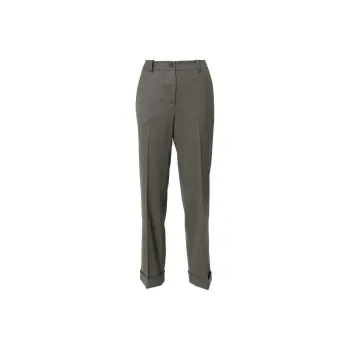 PAROSH SS24 Suit Trouser Women's Gray Green