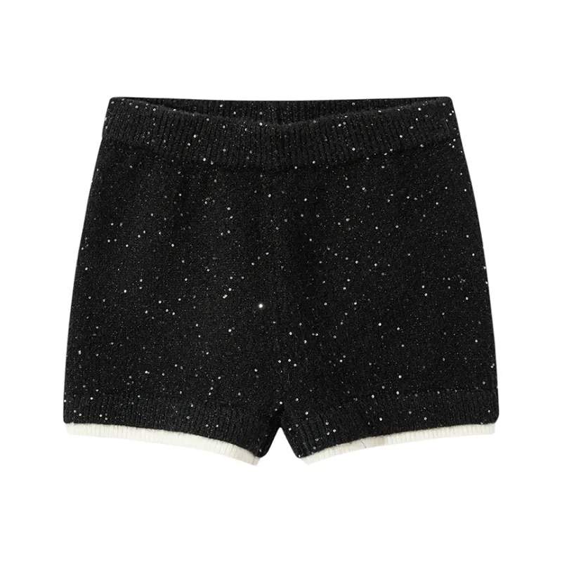 Ouyang Casual Shorts Women's Black-0