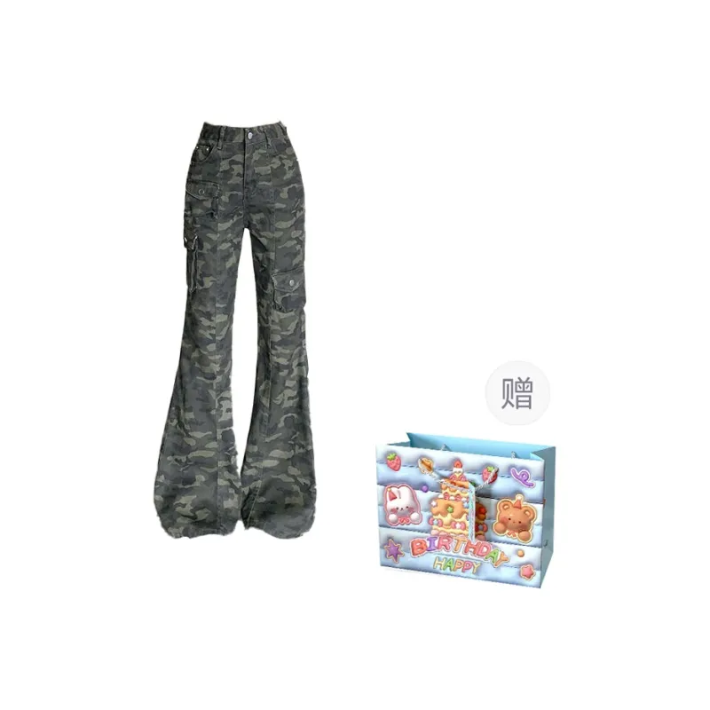 BRASS SCOUT Cargo Pants Women's Camouflage-0