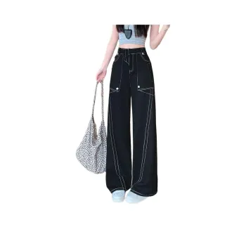 Flowers In Water Jeans Women's Black