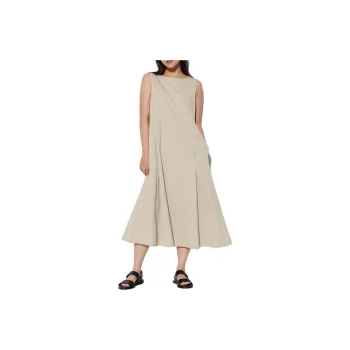 UNIQLO Sleeveless Dress Women's Beige