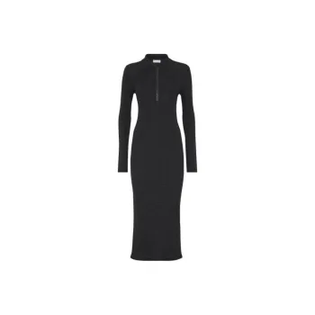 Brunello Cucinelli Long Sleeved Dress Women's Gray
