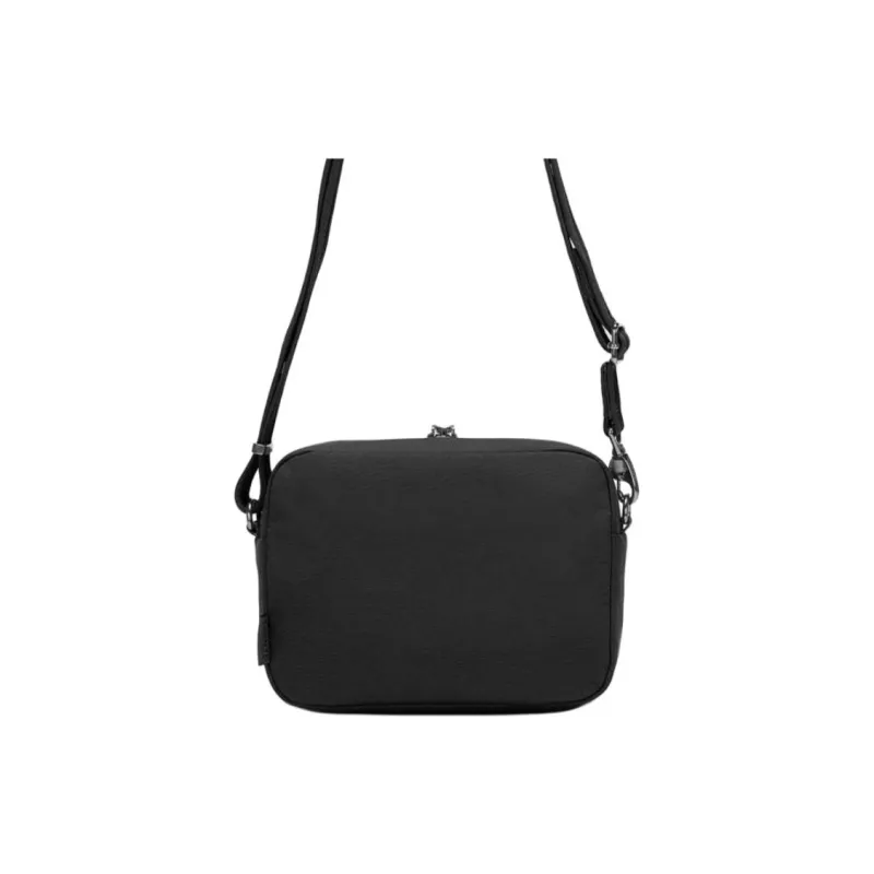 PACSAFE Recycled Nylon Shoulder Bag Unisex Black-2
