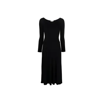 VINCE Long-Sleeved Dresses Women's Black