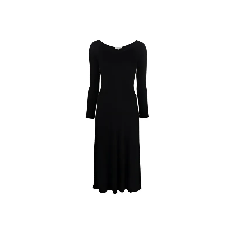 VINCE Long-Sleeved Dresses Women's Black-0