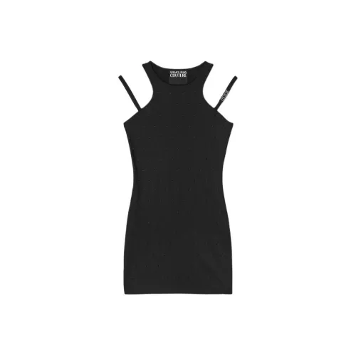 VERSACE Crystal embellished Mini Dress