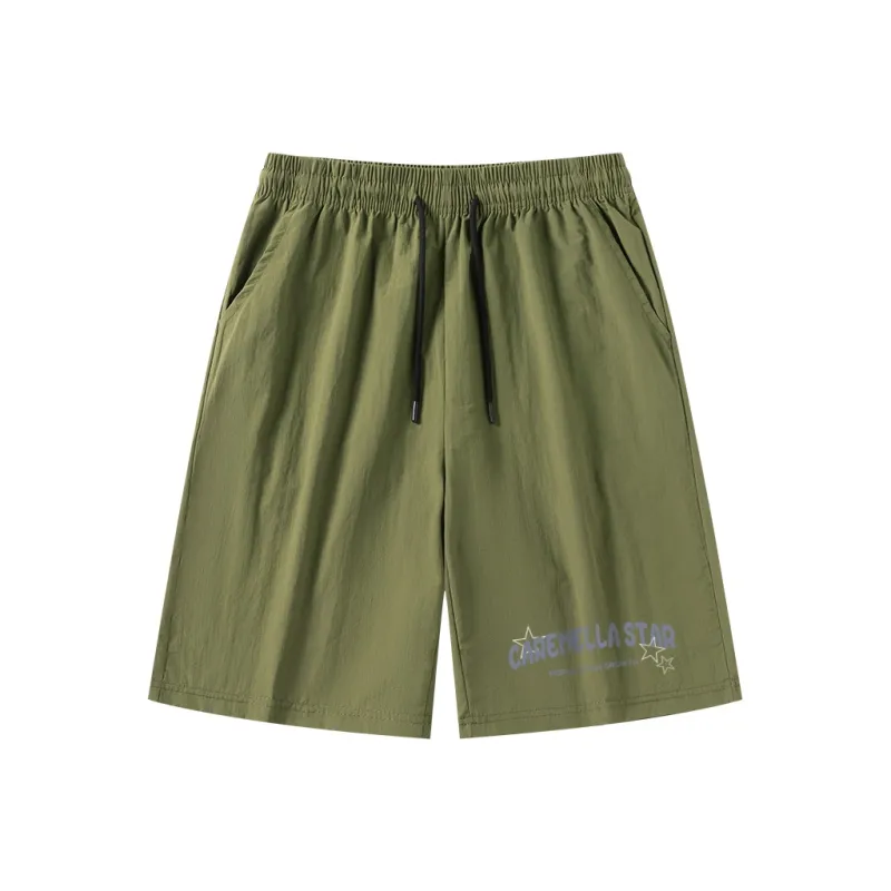 Caramella Casual Shorts Unisex Gray-13
