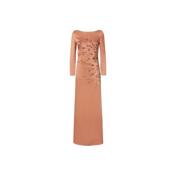 FENDI Long Sleeved Dress Women's Pink