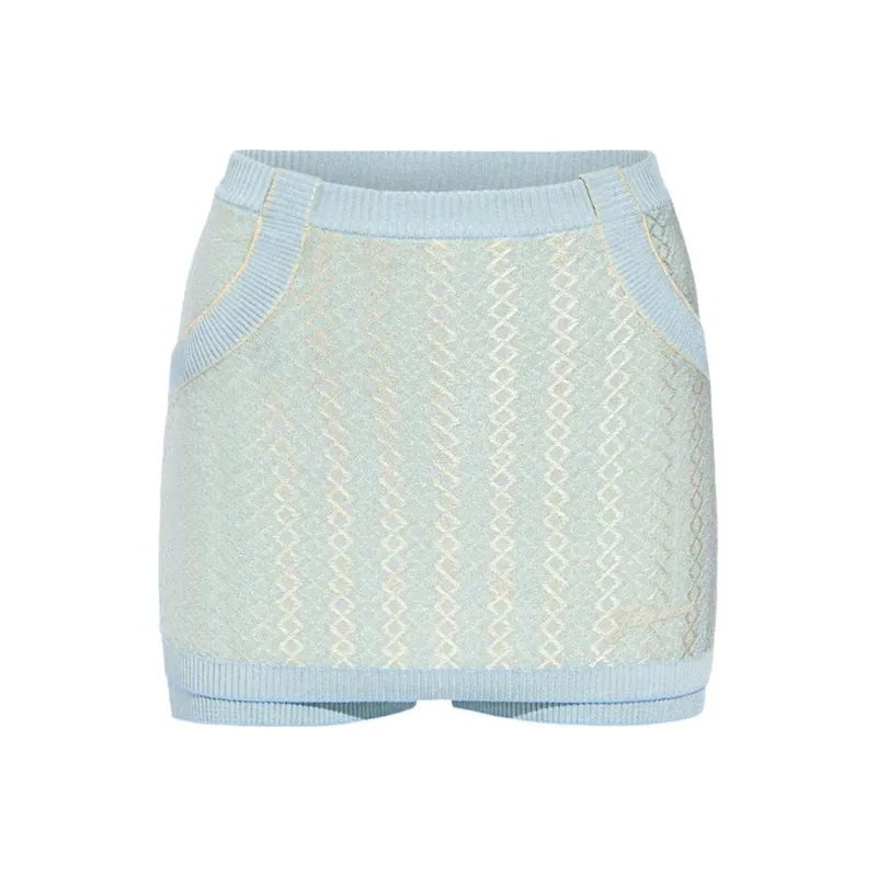 Jacquemus La Jupe Culotte Marino 'Multicolor/Blue'-0