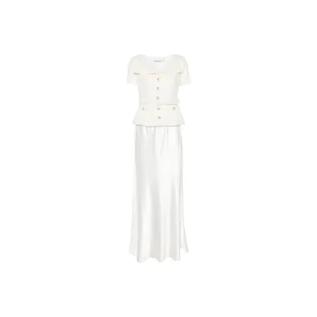 Self portrait Panelled Maxi Dress