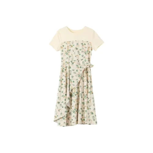 Local Gal Short Sleeved Dresses Women's Green Tulip