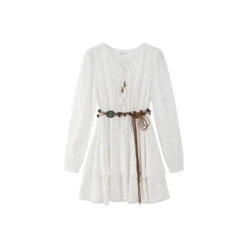 KEAB Long Sleeved Dresses Women's White