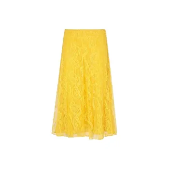 FENDI Casual Long Skirts Women's Yellow