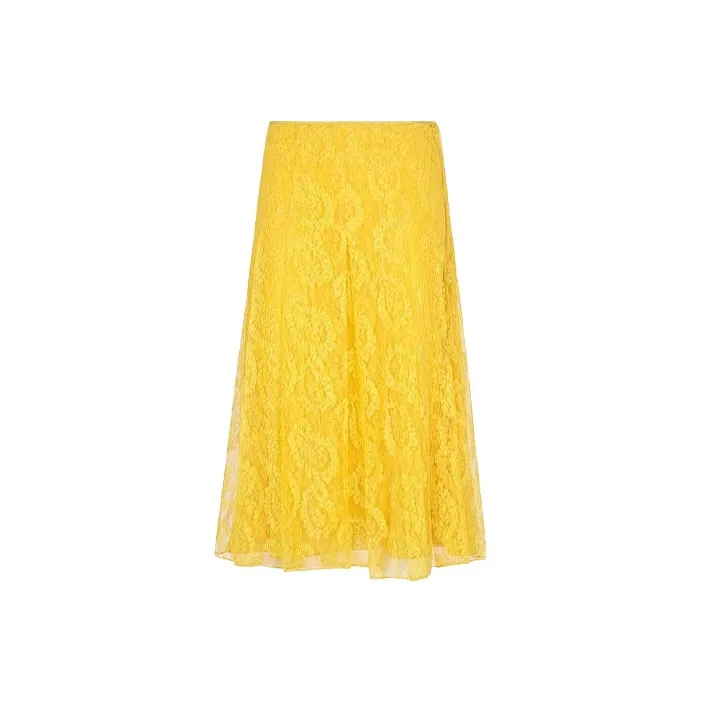 FENDI Casual Long Skirts Women's Yellow-0