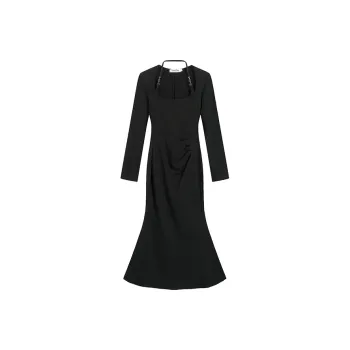 PAIN OR PLEASURE Long Sleeved Dresses Women's