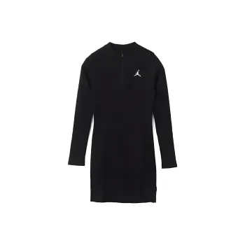 JORDAN Women's 1/2 Zip Long Sleeve Knit Dress