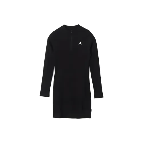 JORDAN Women's 1/2 Zip Long Sleeve Knit Dress