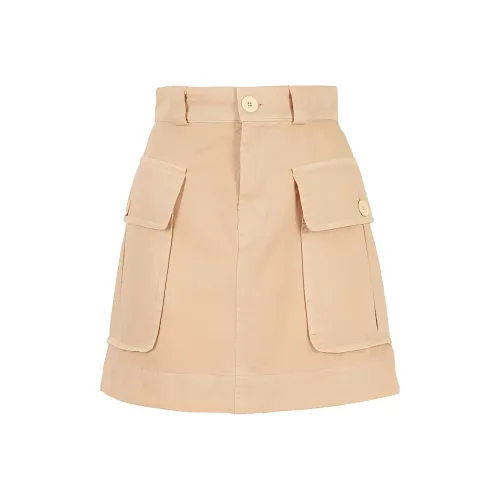 See By Chloe Denim Short Skirts Women's Yellow