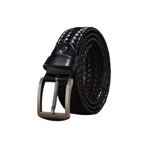 JEANSWEST Cow Split Leather Belts Men's 4.0cm