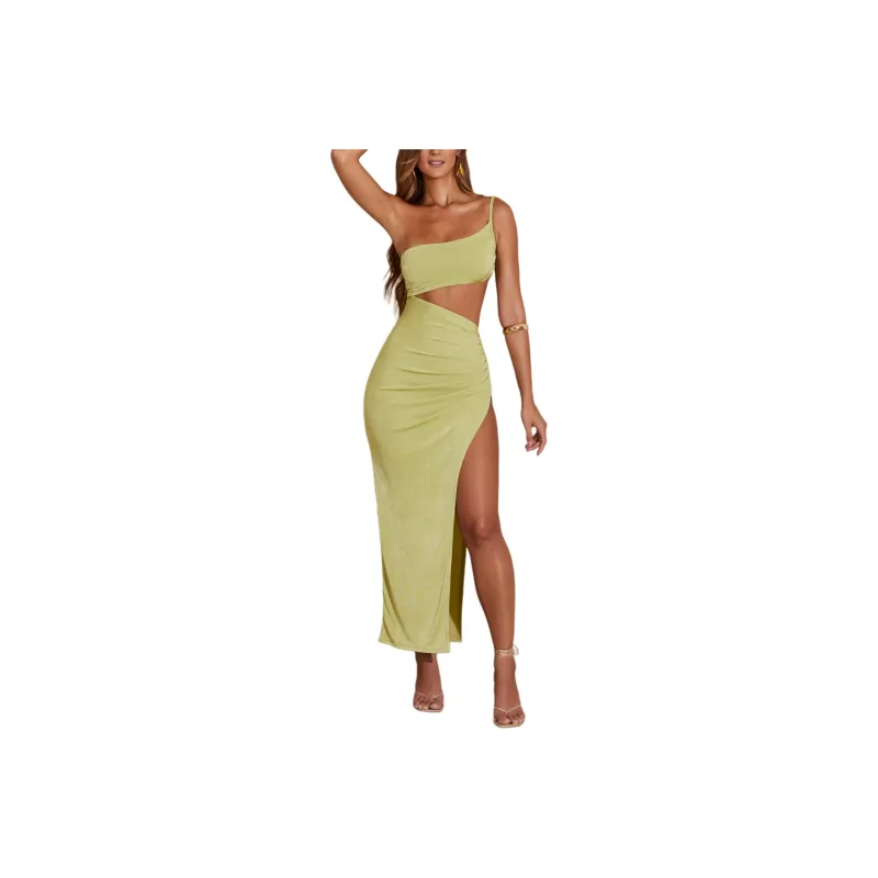 OH POLLY ISHTAR Slip Dresses Women's Green/Green-0