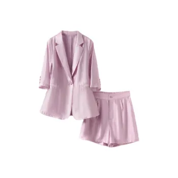 TERRE BLEUE Casual Suit Women's Purple
