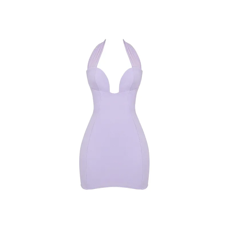 HOUSE OF CB ALYSSA Slip Dresses Women's ORCHID Purple-5