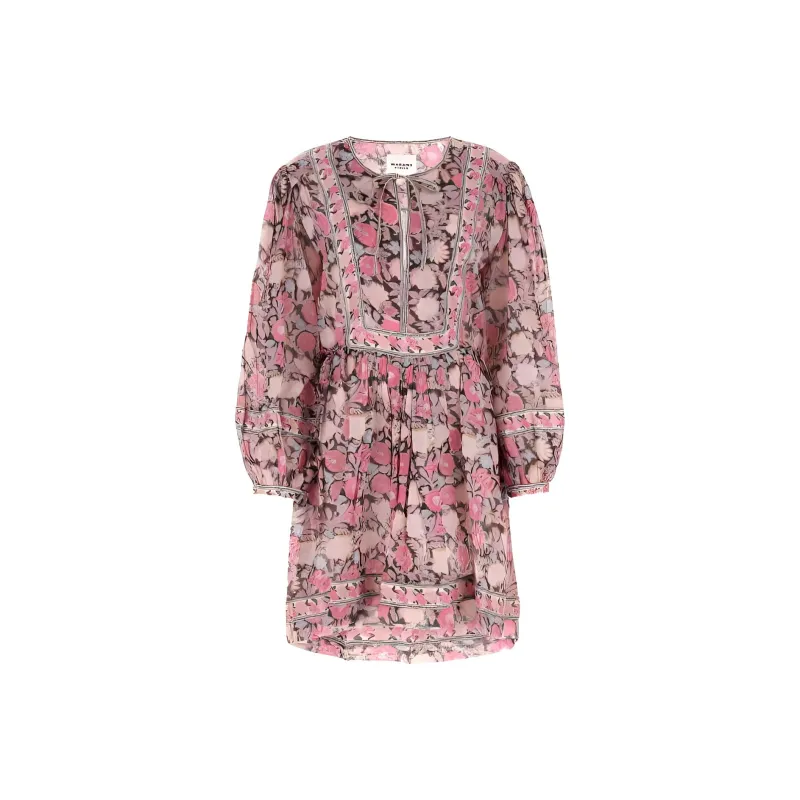 ISABEL MARANT ETOILE Gilinesia Floral Printed Midi Dress-0