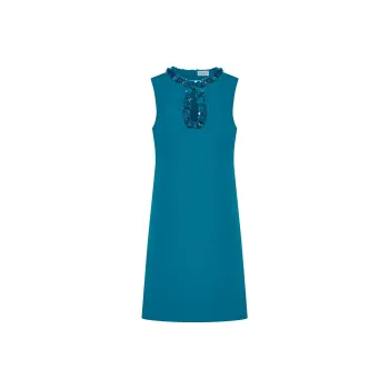 PAROSH Sleeveless Dress Women's Blue