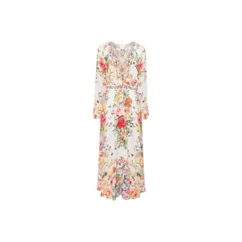 Camilla Raglan Floral print Maxi Dress