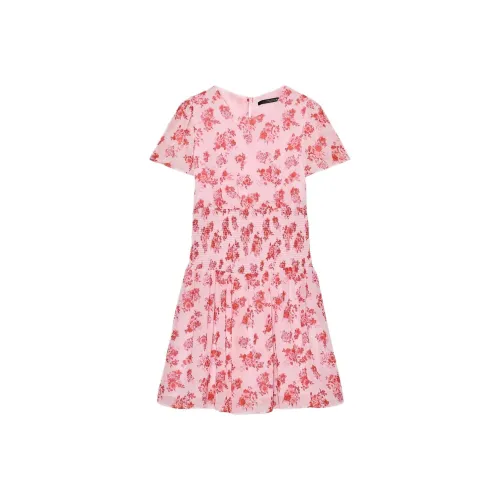 ZARA Short Sleeved Dress Women's Chocolate Brown