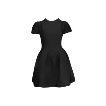 AURORA MUSE Short Sleeved Dress Women's Black