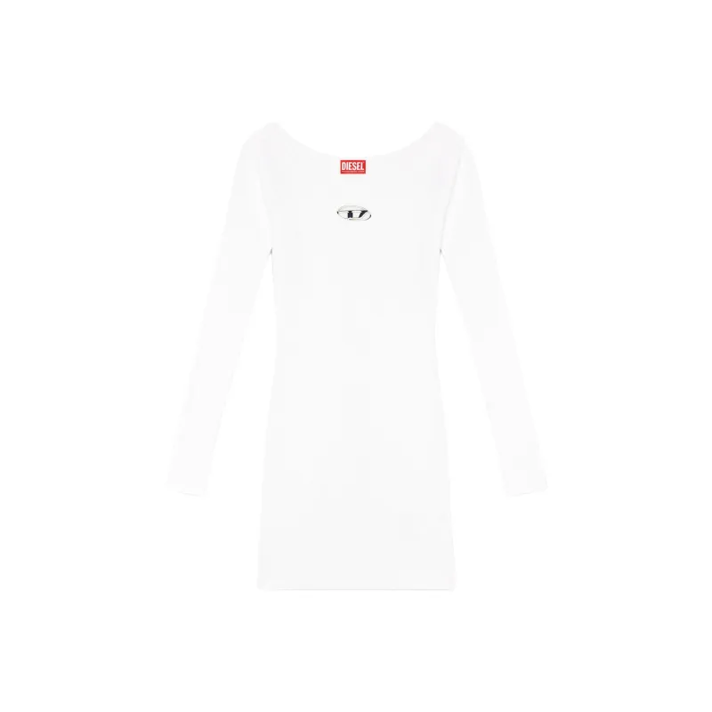 DIESEL M-Vera Off-The-Shoulder Ribbed-Knit Dress-0