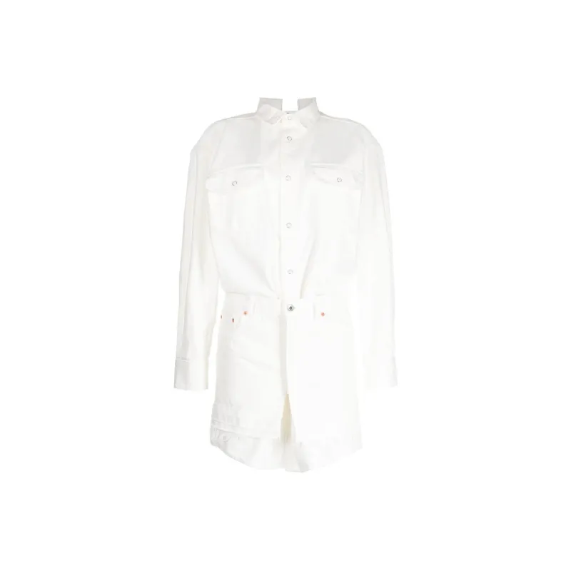 Sacai Denim Dress 'Off White 151'-0