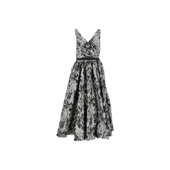 DIOR Sleeveless Dress Women's Gray