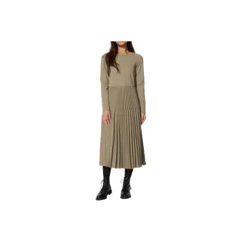 UNIQLO Long Sleeved Dresses Women's Dark Beige