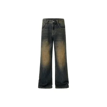 YINLEI Jeans Unisex Rusty Dirt Blue