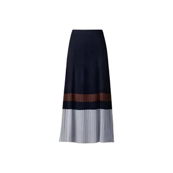 UNIQLO Knit Long Skirts Women's Navy