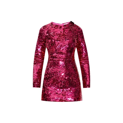 CARIEDO Short Sleeved Dresses Womens Sequins