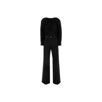 GUCCI Double G Buckle Keyhole Neck Jumpsuit