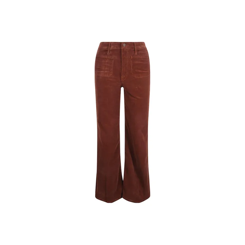 MOTHER Rollet Skimp Wide Leg Pants-0