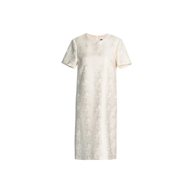 ROEYSHOUSE Short Sleeved Dresses Women's Light Blue-2
