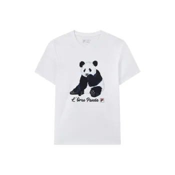 FILA Heritage T Shirt Unisex Standard White