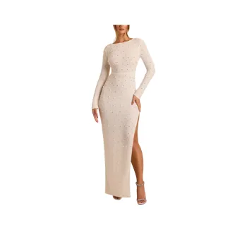 OH POLLY VIENNA Long-Sleeved Dresses Women's White/White