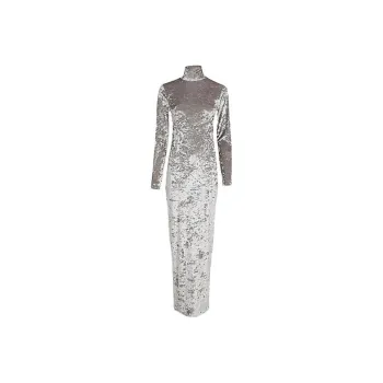Calvin Klein Crushed velvet Long Dress