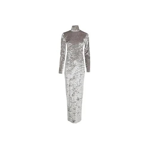 Calvin Klein Crushed velvet Long Dress