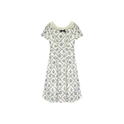 WUPODAMANVZHUANG Short Sleeved Dress Women's Mona Estate