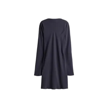 H&M Long-Sleeved Dresses Women's Marine Blue