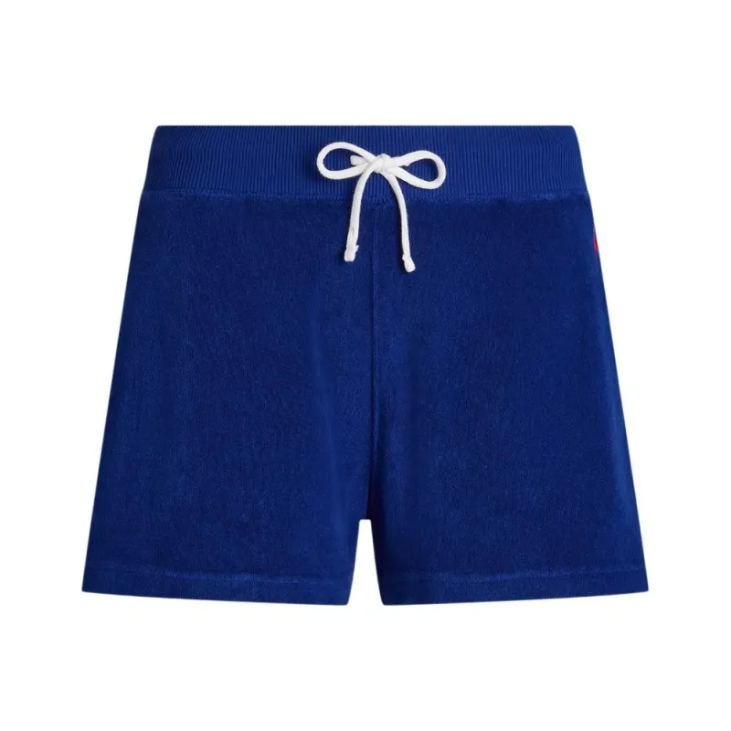 Polo Ralph Lauren Pony Embroidered Drawstring Towelling Shorts-0